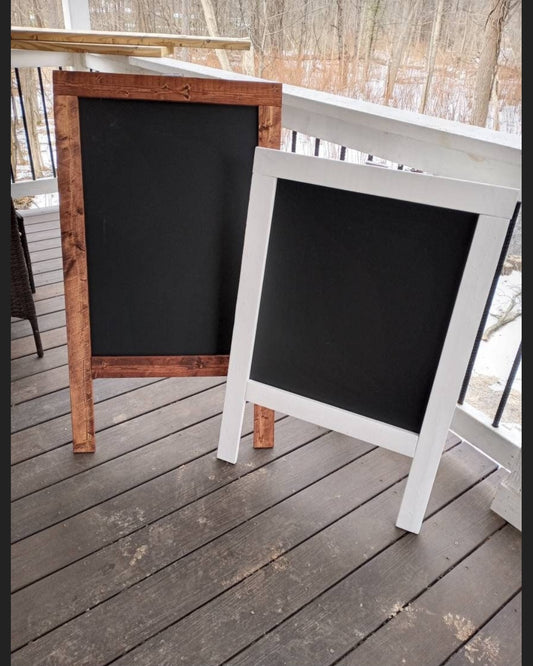 Custom Business Chalkboard Stand, Logo, Personalized, 3x2, 24x36, Sign, Pop Up Shop